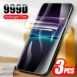 Film protecteur d'écran en hydrogel, pour Sony Xperia 1 V IV ZanIII 10 III Lite Pro-I 5 Xperia1 II Xperia5 V Xperia10 V, 3 pièces