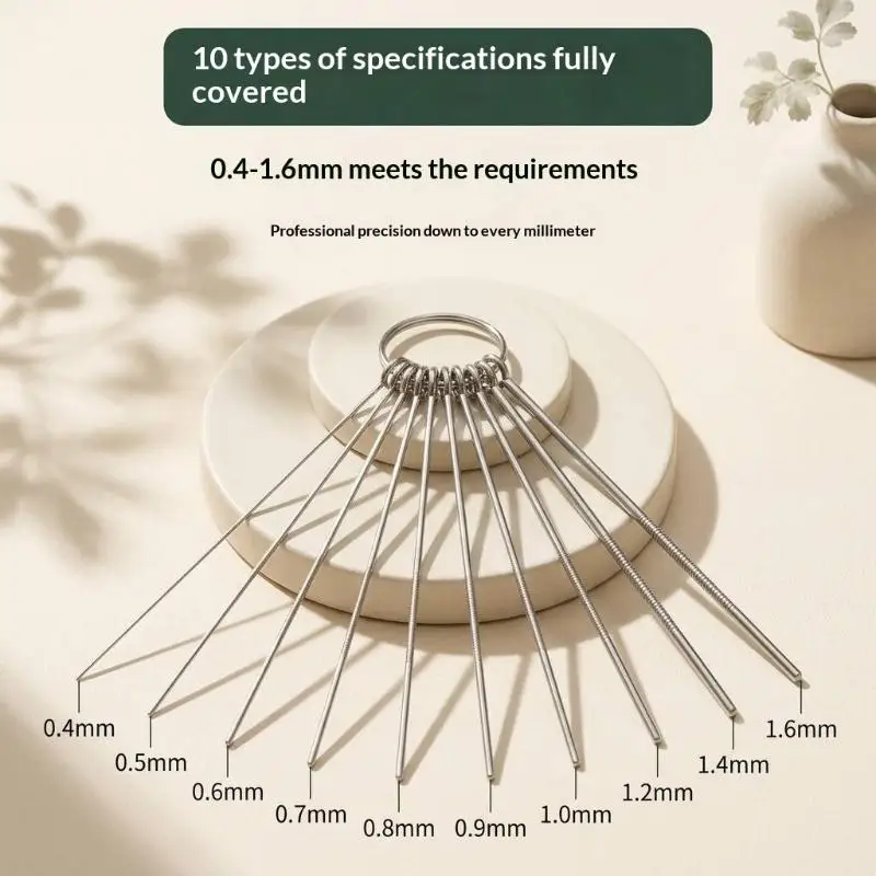 10 Pcs/Set Stainless Steel Needle Shower Head Cleaning Brush Set Suitable Shower Heads Bathroom Accessory Cleaning Tools