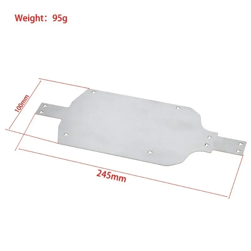 MJX 14211 Car Shell Chassis Guard Stainless Steel Scratch Protection Bottom Armor Undercoating MJX14211 Accessories - Image 4
