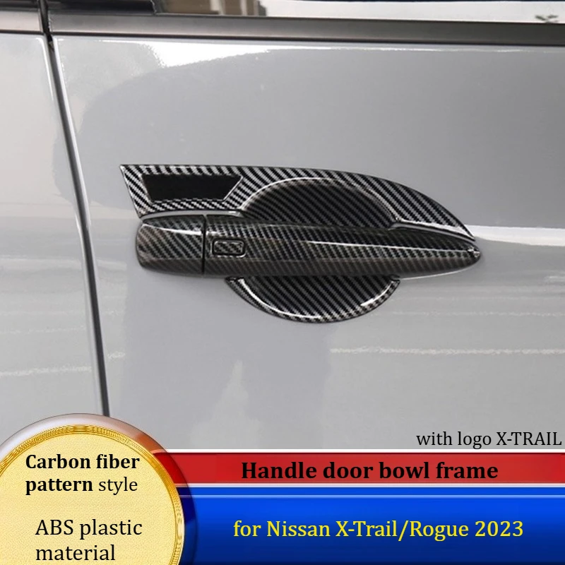

for Nissan X-Trail/Rogue Super mixed e-POWER version 2023 Handle door bowl decorative sticker/modified anti scratch sticker