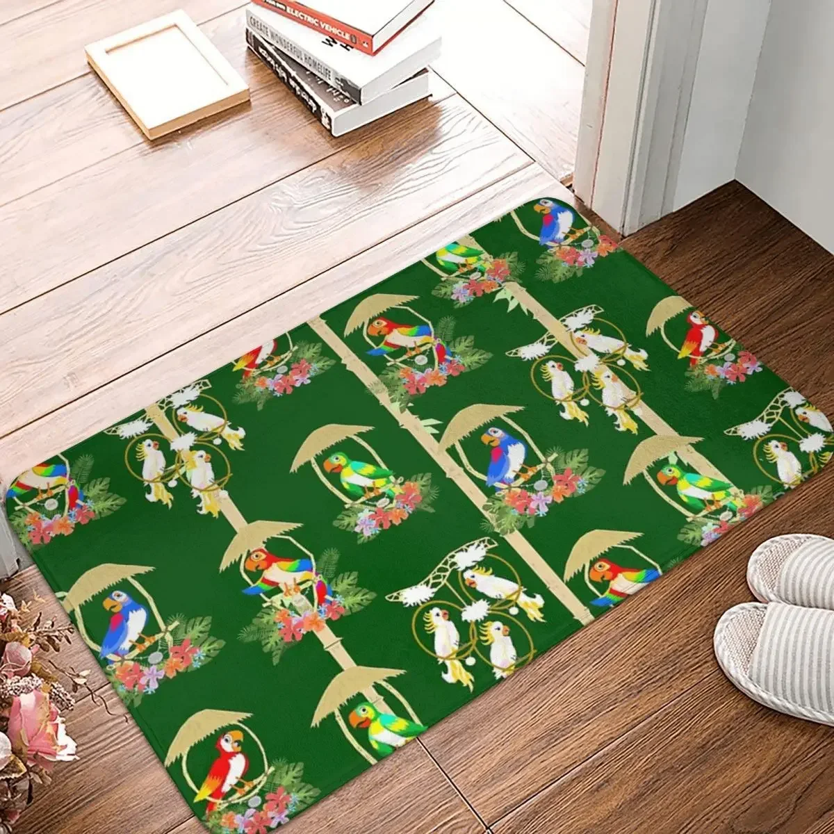 Tiki Room Birds 60x40cm Carpet Polyester Floor Mats Mats Personalized Anti-Slip Outdoor