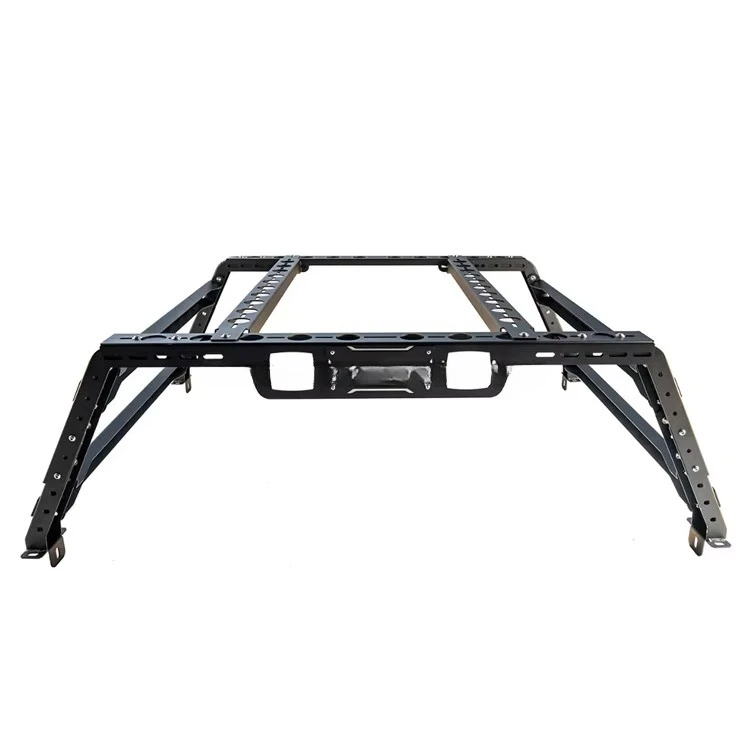 Full Size Truck Bed Overland Rack Land Frame Pickup Rear Bucket Custom Universal Anti-Roll Frame Roof Rack Adjustable Iron Bar