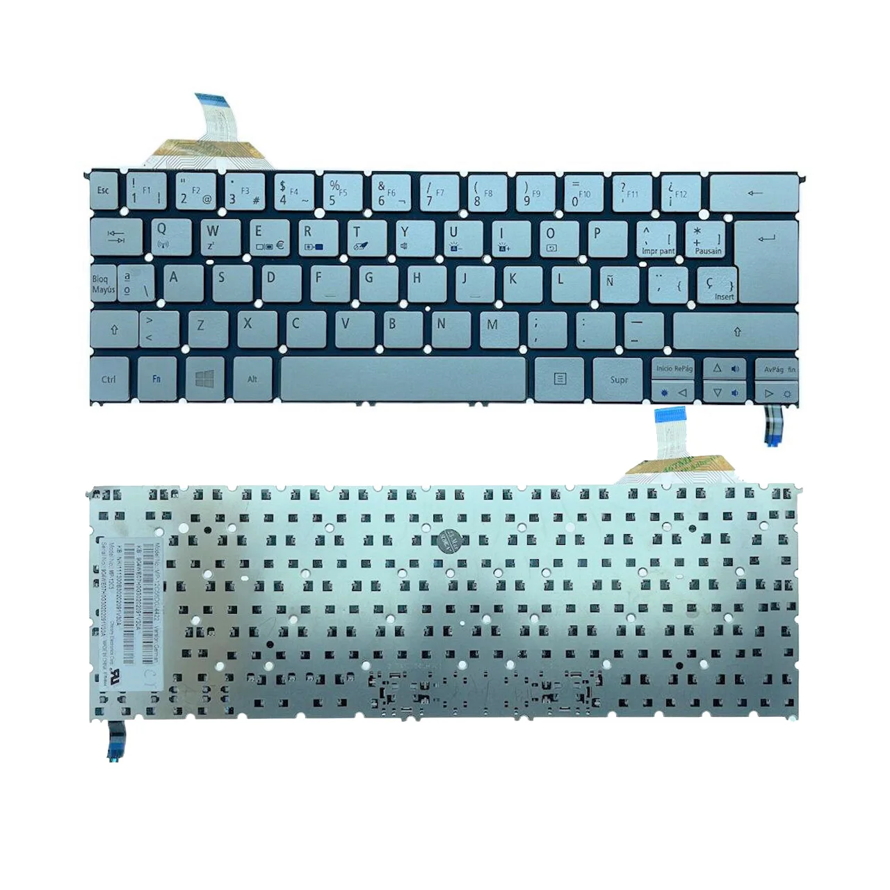 New Spanish Language  Backlit Keyboard For Acer Aspire S7 S7-391 S7-392 Notebook PC Replacement Keyboard