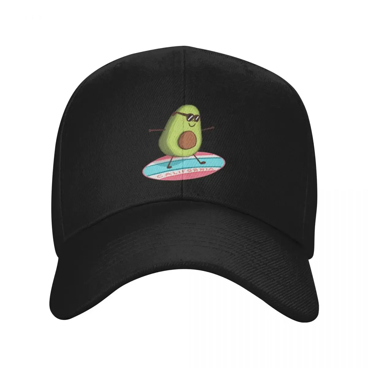 

California Avocado Surfing Baseball Cap Beach Luxury Brand fashionable For Girls Men's