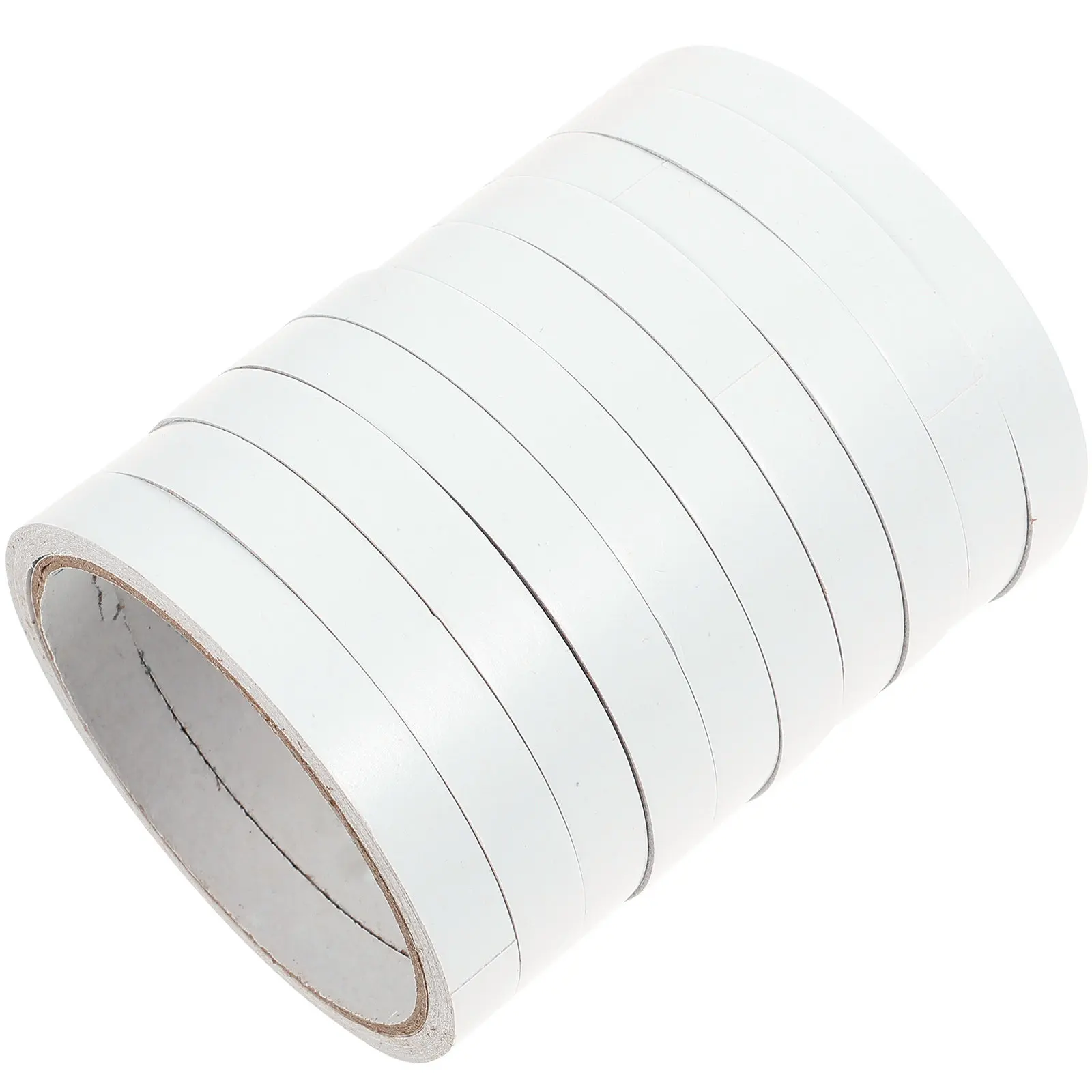 10Pcs Double-Sided Adhesive Tape 1.2x800cm Professional Grade Clean Removal No Residue Craft Adhesive Office School Stationery