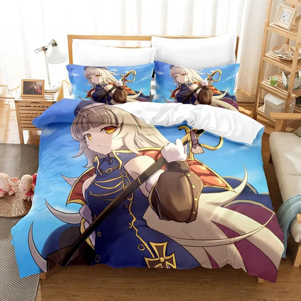 

3d Print Anime Kawaii Girl Azur Lane Bedding Set Single Twin Full Queen King Size Bed Set Adult Kid Bedroom Duvet Cover Sets