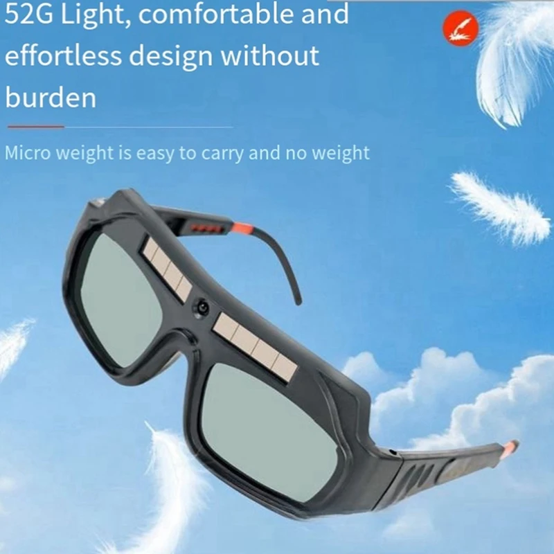 BAAG-Anti-Glare Automatic Darkening Dimming แว่นตาเชื่อมชุด Arc เชื่อมแว่นตาเครื่องเชื่อม Eye Protection Goggles เครื่องมือ