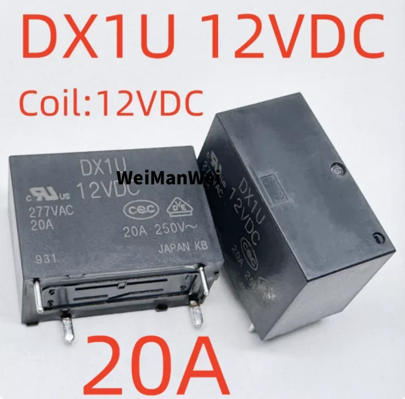 3 шт. новые оригинальные 4-контактные реле 20А Dx1U 12Vdc