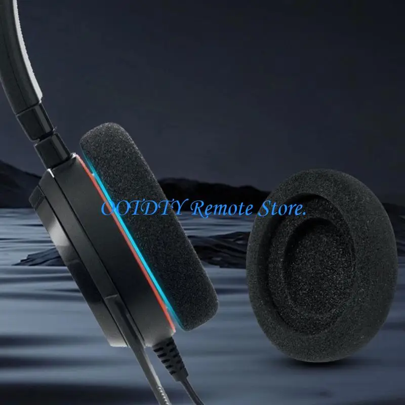 Coussinets d'oreille confortables pour casque Evolve 20 20se 30, Installation facile