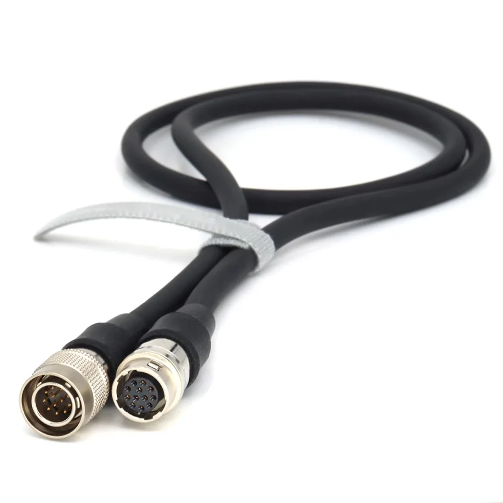 New Hirose 12 Pin Male to Female High Flex Shielded Cable for Sony CCD Hitachi Industrial Machine Vision Camera