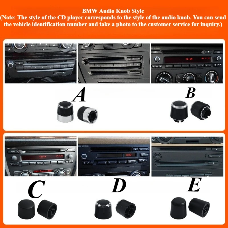 For BMW 1 3 Series X1 Z4 E90 E87 E88 F30 2006-2020 Air Conditioning Radio Control Knob Volume Button Climate Switch Sticker Part