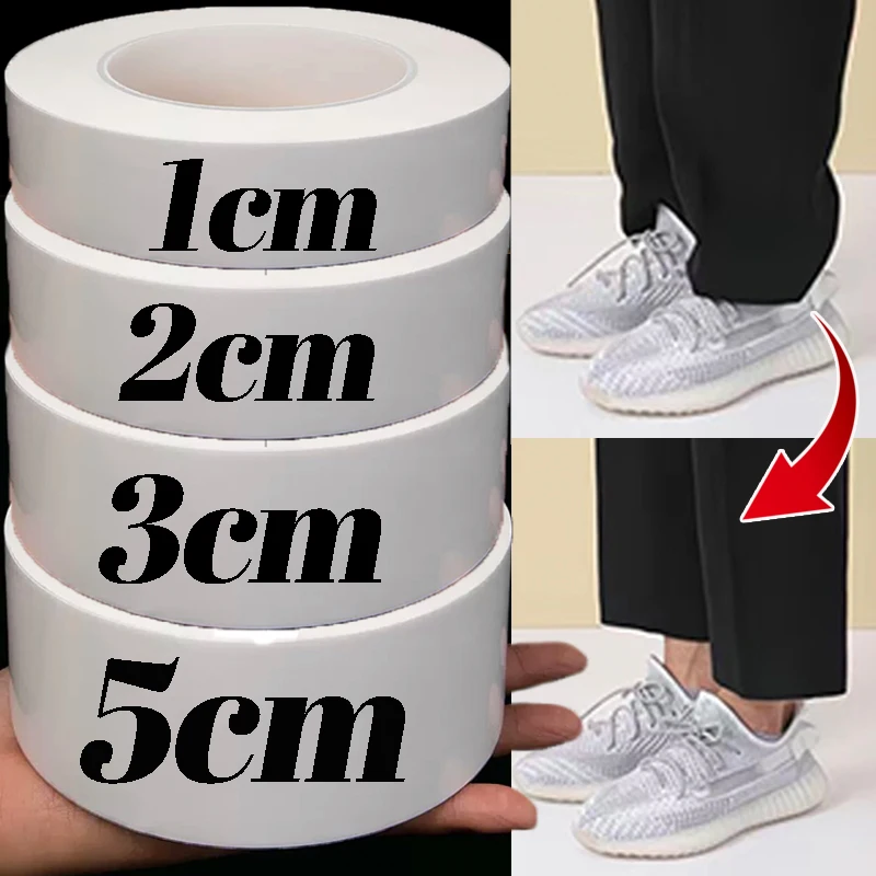 

Self-adhesive Pants Hemming Tape Double-side Hot Melt Fastener No Sewing Required Hem Tape DIY Clothes Shorten Sewing Stickers