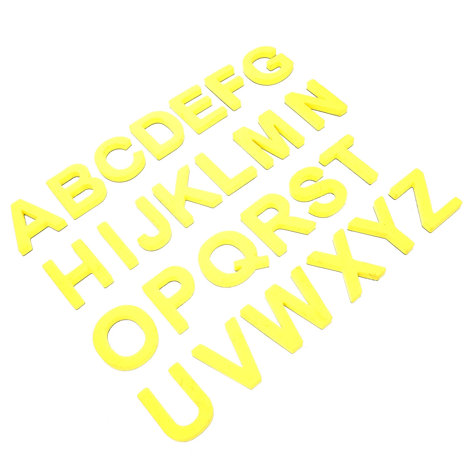 26개 냉장고 자석 영어 대문자 알파벳 학습 냉장고 어린이 교육용 자석 표지판 밝은 색상 안전