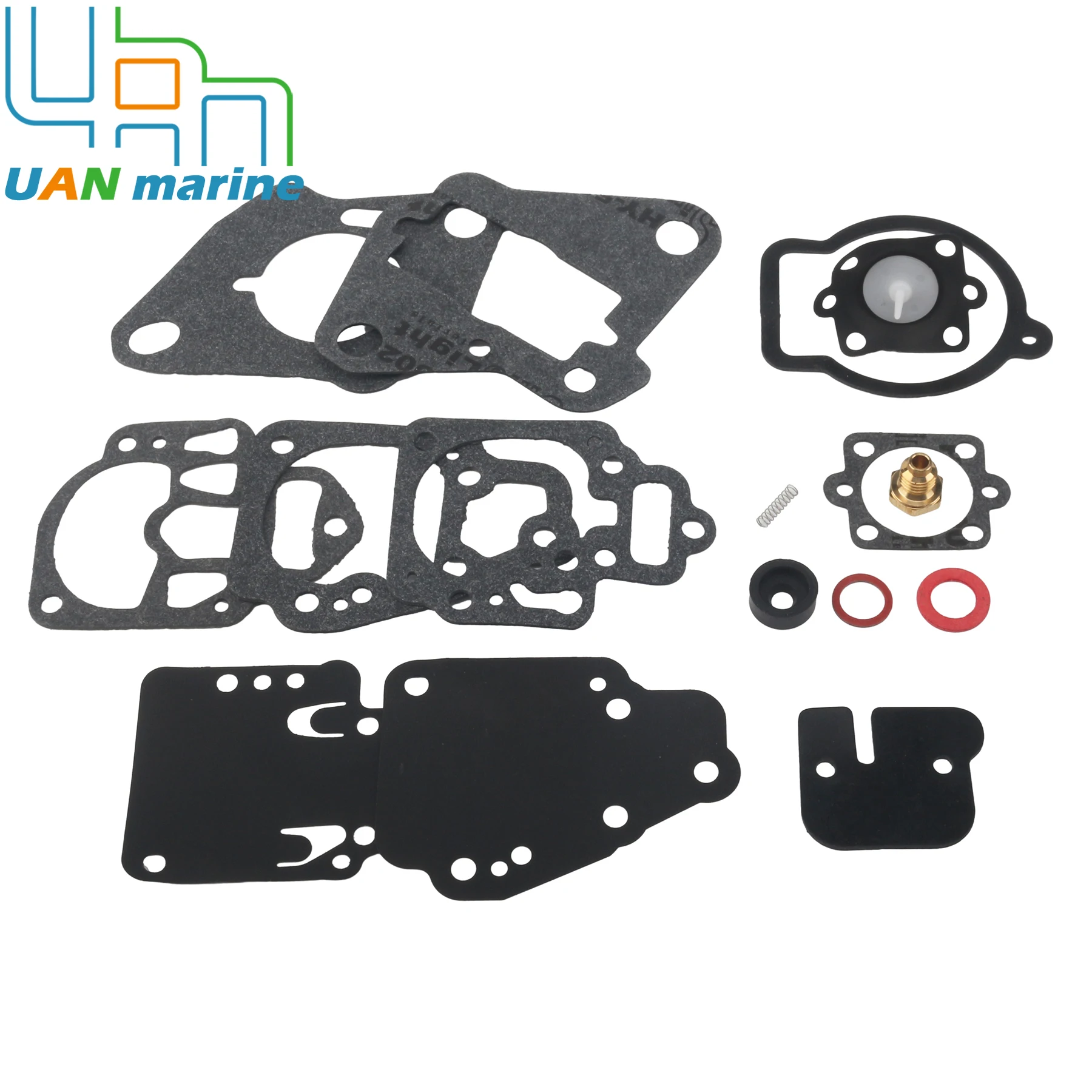 18-7212 Carburetor Repair Kit 1395-97611 1395-9725 Gasket and Diaphragm Kit Replacement for Mercury Mariner 6-25HP 1395-811357 view 2