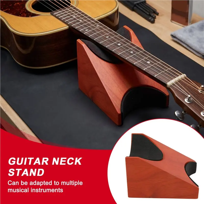 AED2-2 In 1 Pro Guitar Neck Rest Support Pillow Electric Acoustic Bass String Instrument Guitar Cleaning Luthier Repair Tool