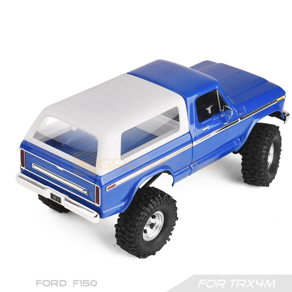 TRX4M Stampa 3D Plastica Bianca Simulazione Cargo Box Copertura per 1/18 RC Crawler TRX4-M FORO F150 Parti di Aggiornamento