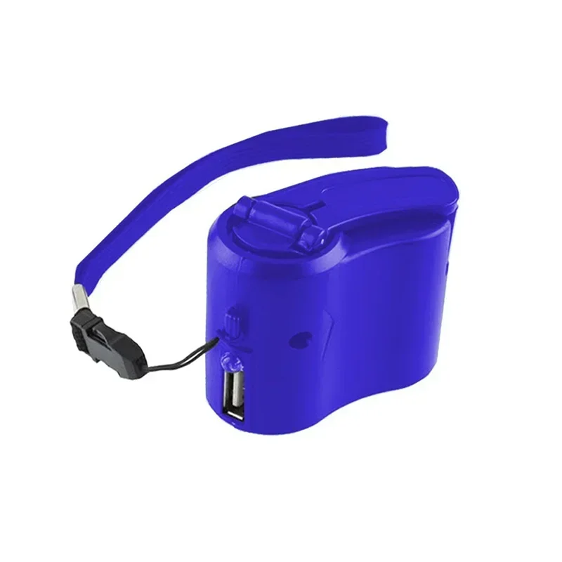 Outdoor Sports EDC USB Phone Emergency Charger for Camping Hiking Hand Crank Travel Charger Camping Equipment Survival Tools