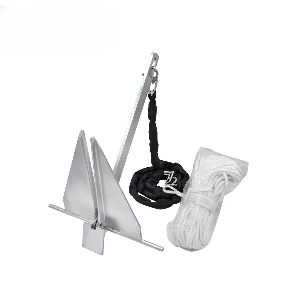 Anchor Yacht Fishing Anchor Hot Dip Galvanized Folding Anchor Set