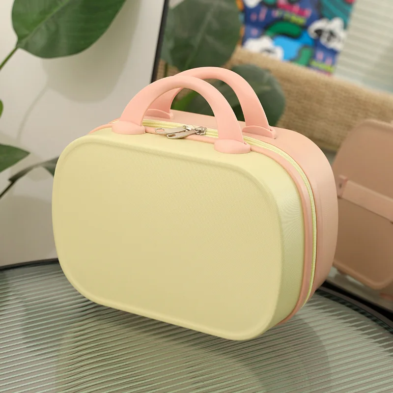 14 Inch Macaron Handheld Suitcase Mini Cosmetic Case Lightweight Travel Storage Box Gift Box