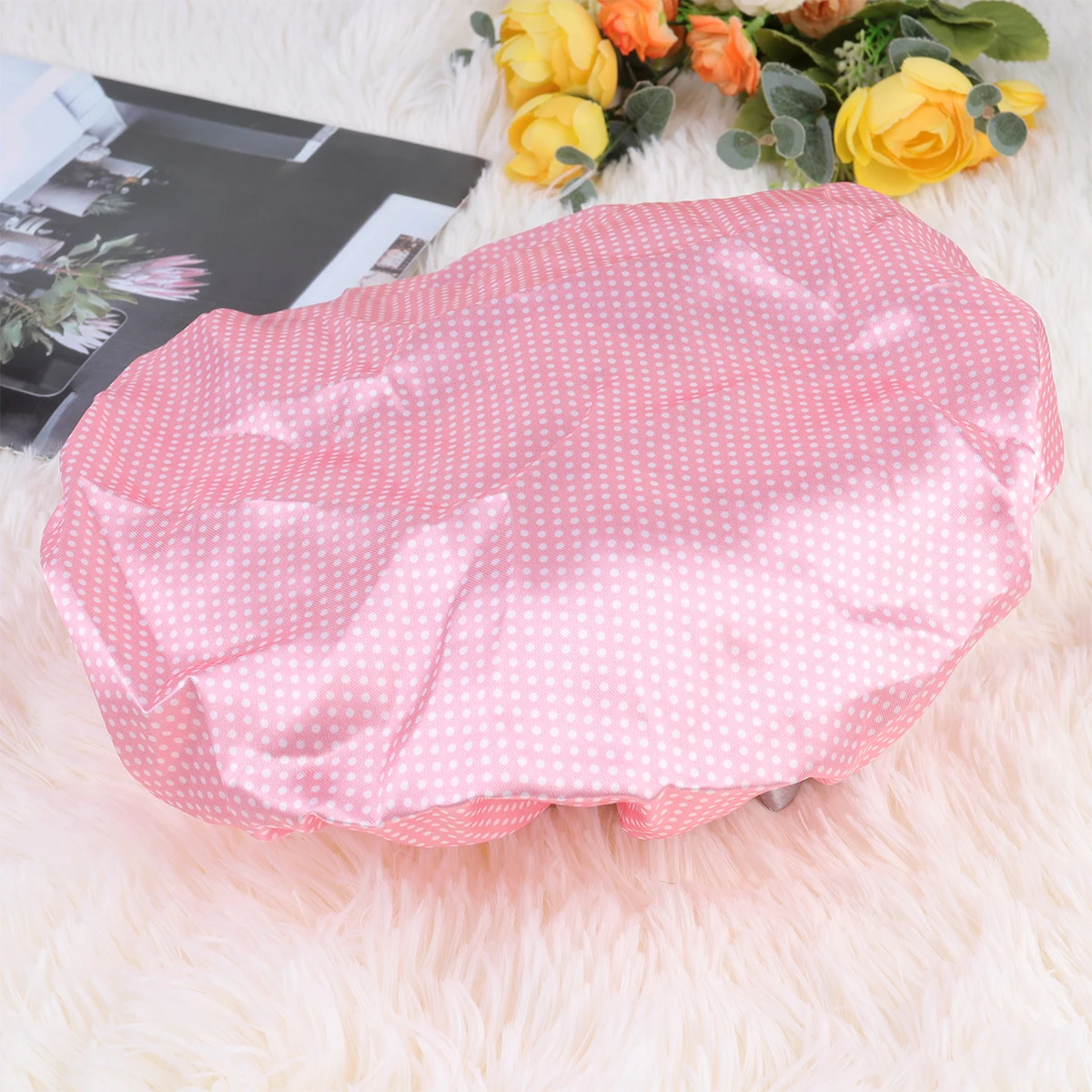 

2 Pcs Waterproof Shower Cap Hair Protective Caps EVA European and American Bathroom Accessories
