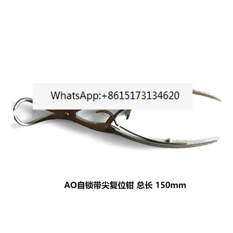 AO self-locking point reduction forceps for pet orthopedic instruments, veterinary use in small animal surgery