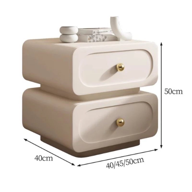 White Bedroom Nightstand Modern Knobs Drawer Wood Trendy Narrow Nightstand Luxury Storage Moveis Para Casa Hotel Furniture