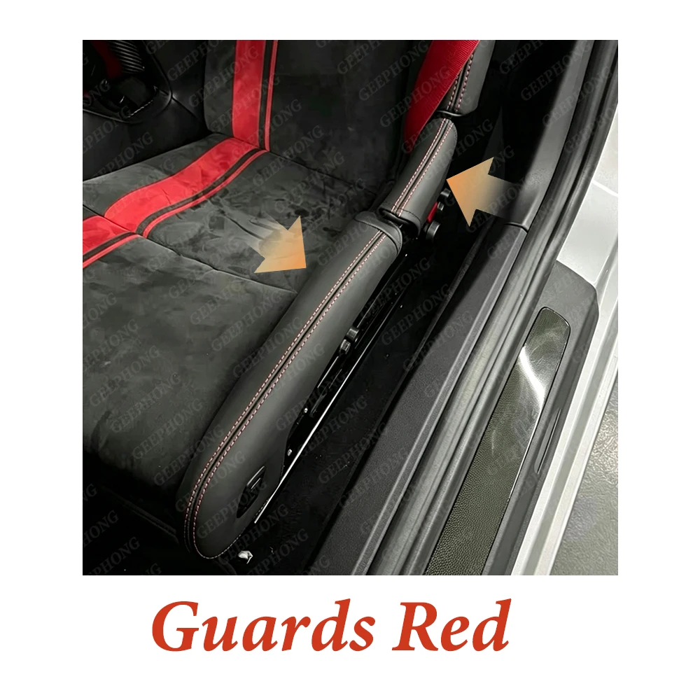 For Porsche Full Bucket Seats Carbon Fiber Bolster Protectors–Compatible with 911 (GT3/RS, GT2 RS,911R,Carrera T),Cayman/Boxste