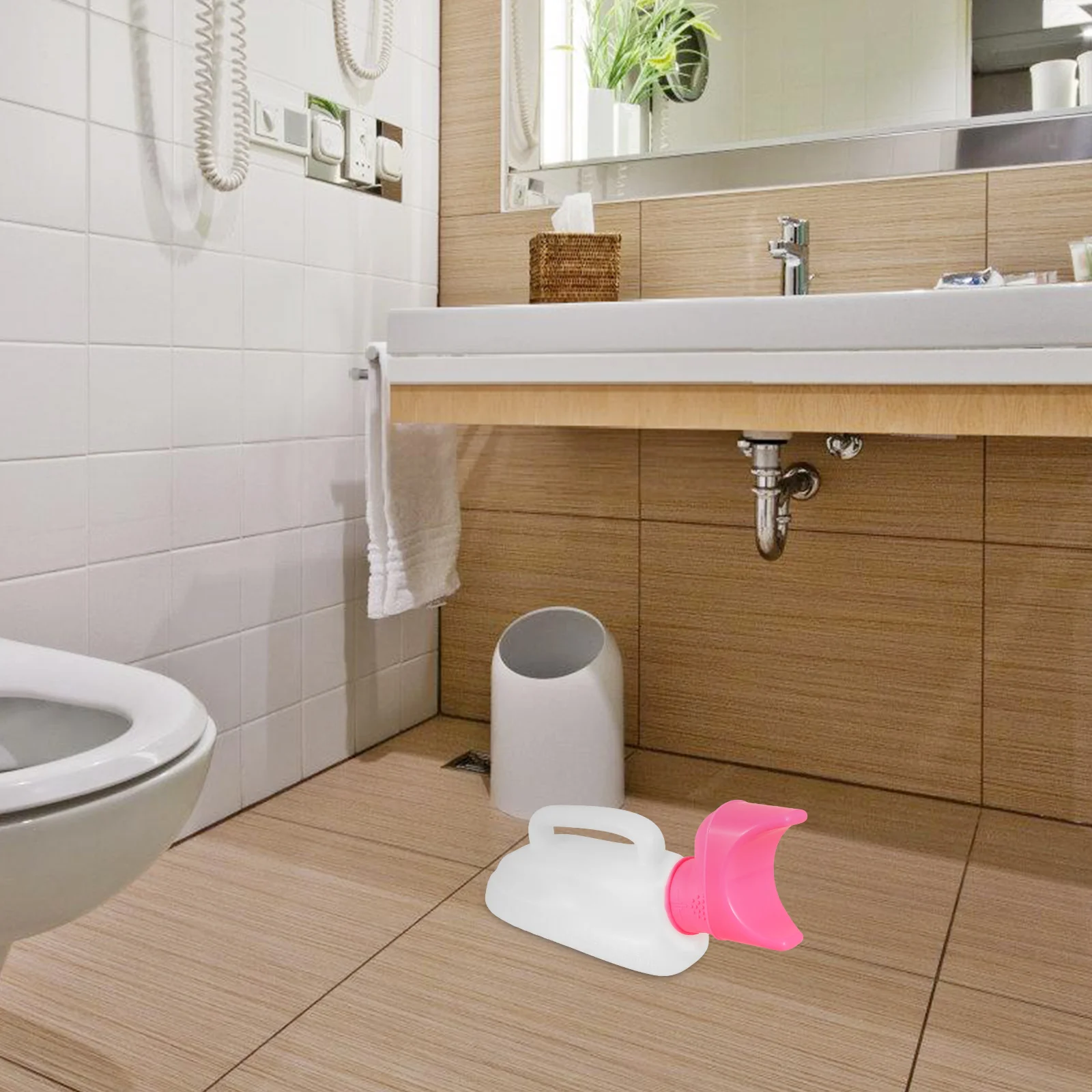 

Portable Urinal Daily Use Urine Container Female Device High Capacity Outdoor Silica Gel Elder