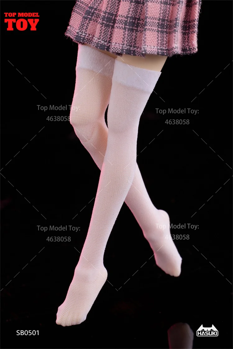 HASUKI SB05 1/12 Scale Seamless Silk Stockings Socks Clothes Accessories Model Fit 6'' Female Soldier Action Figure Body Dolls