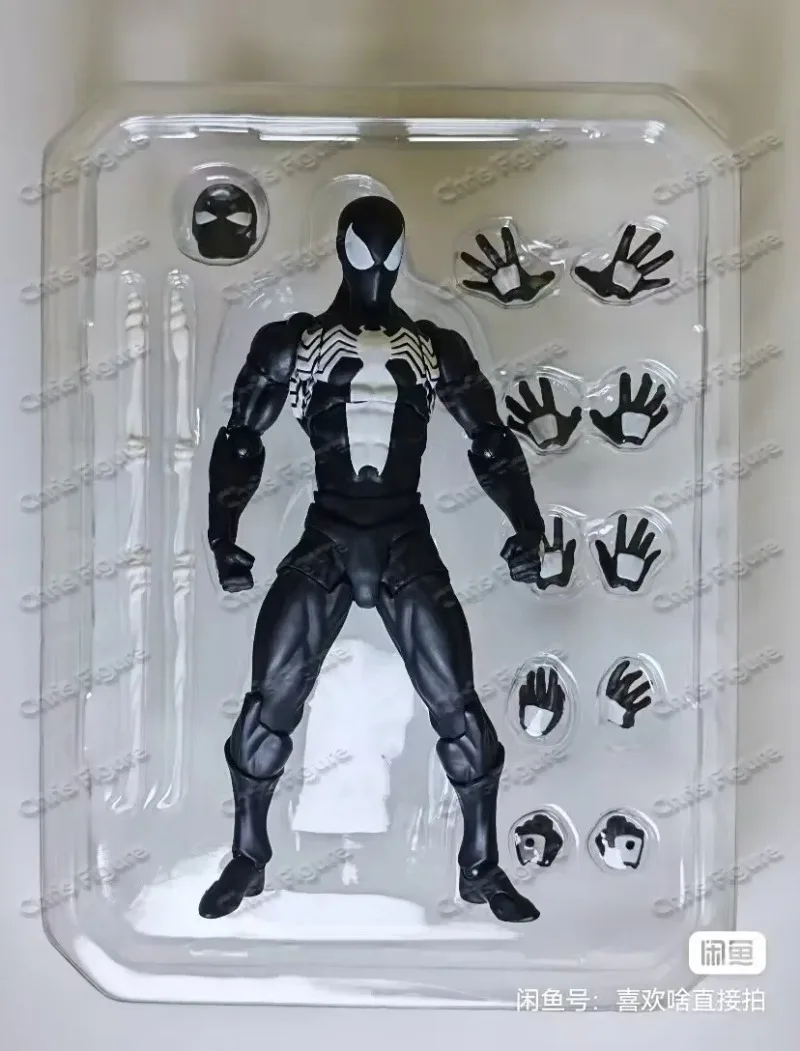 

In Stock Popular Mayhem Toys Venom Deadly Neighbor Anime Action Figure Eddie Black Spider-Man Spider-Man Statue Collectible Gift