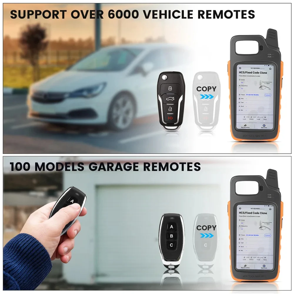 Xhorse VVDI Key Tool Max PRO Contains Key Tool Max and Mini OBD Tool Functions Adds CAN FD, Voltage and Leakage Current