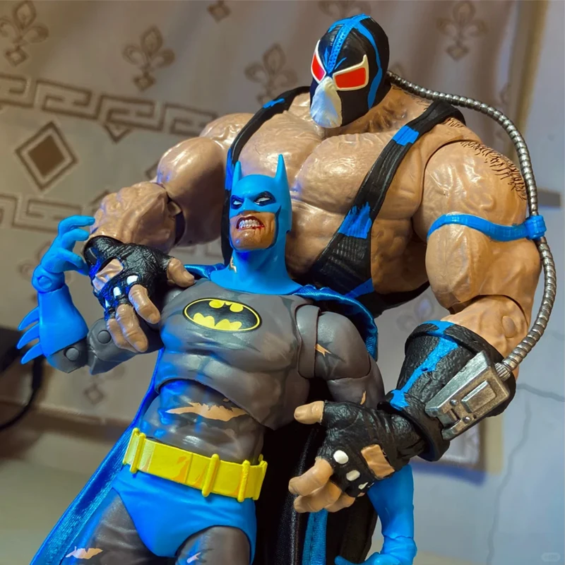 Figurka akcji Batman VS Bane DC Multiverse, Batman: Knightfalls, ruchoma figurka kolekcjonerska, zabawki, prezenty - dostępna od ręki
