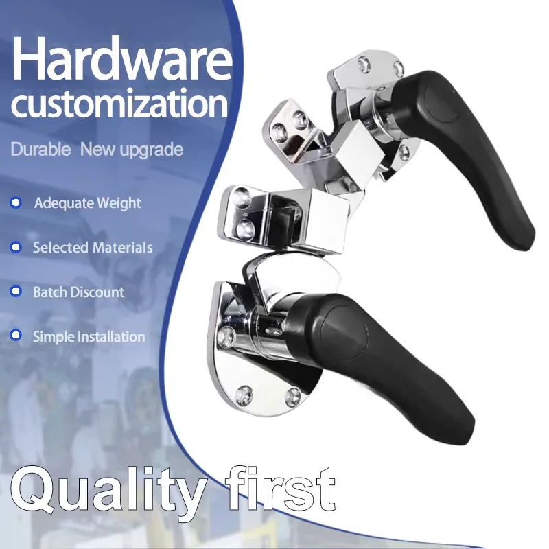 

Zinc Alloy Heavy-Duty Handle for Industrial Machinery Equipment Motor Cabinets Cold Storage Doors - Durable Hardware Accessory