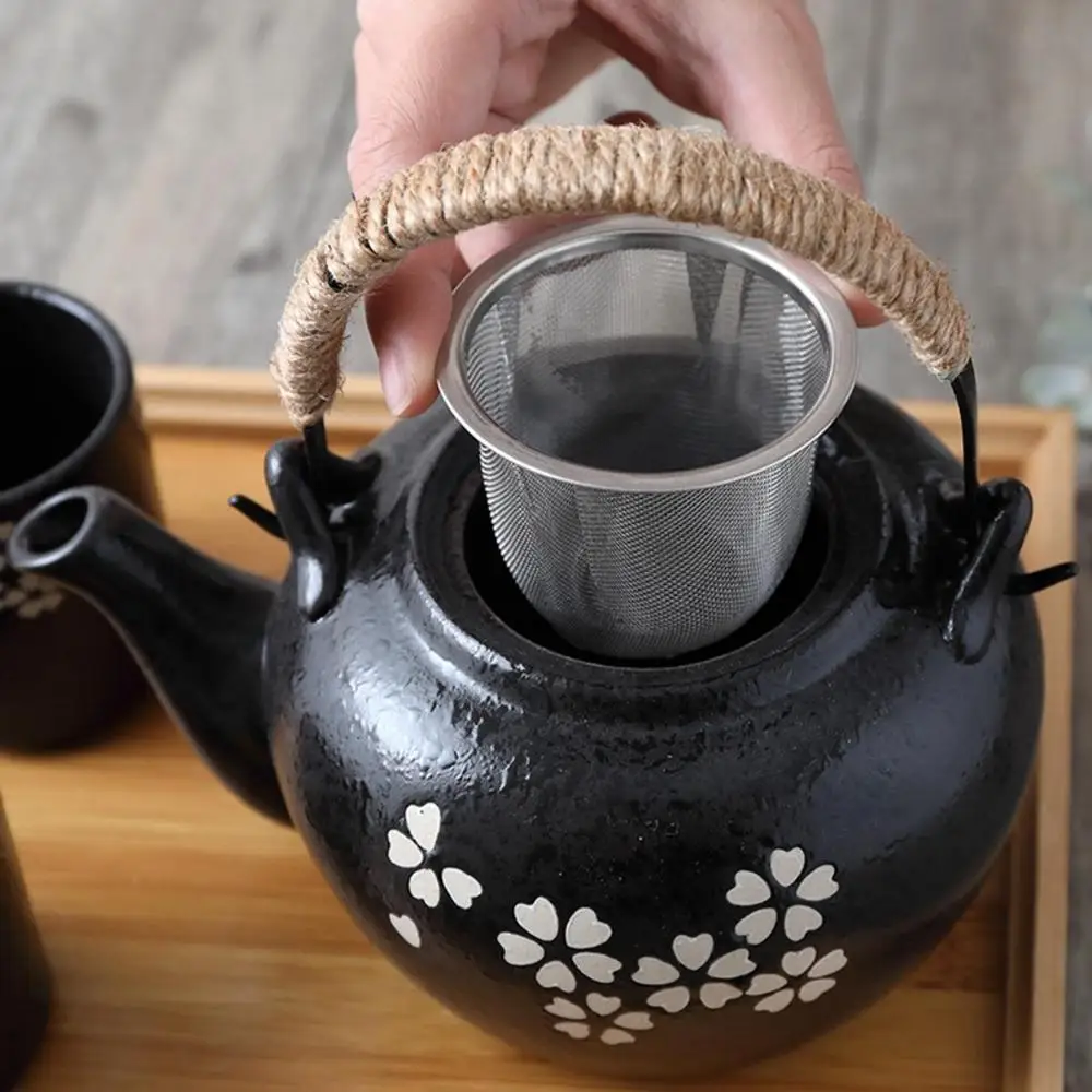 Diameter 5-9.5CM Teapots Stainless Steel Herb Kitchen Reusable Strainer Drinkware Tea Infuser Spice Filter