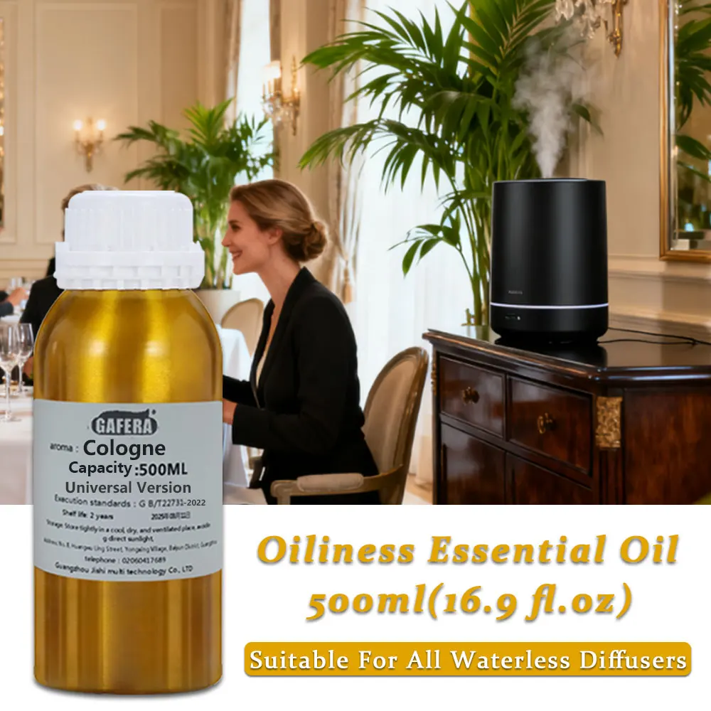 

GAFERA 500ml(16.9 fl.oz) Cologne Essential Oil-For All Waterless Diffuser, Hotel/Club Aroma Diffuser Replenish Aromatherapy Oils