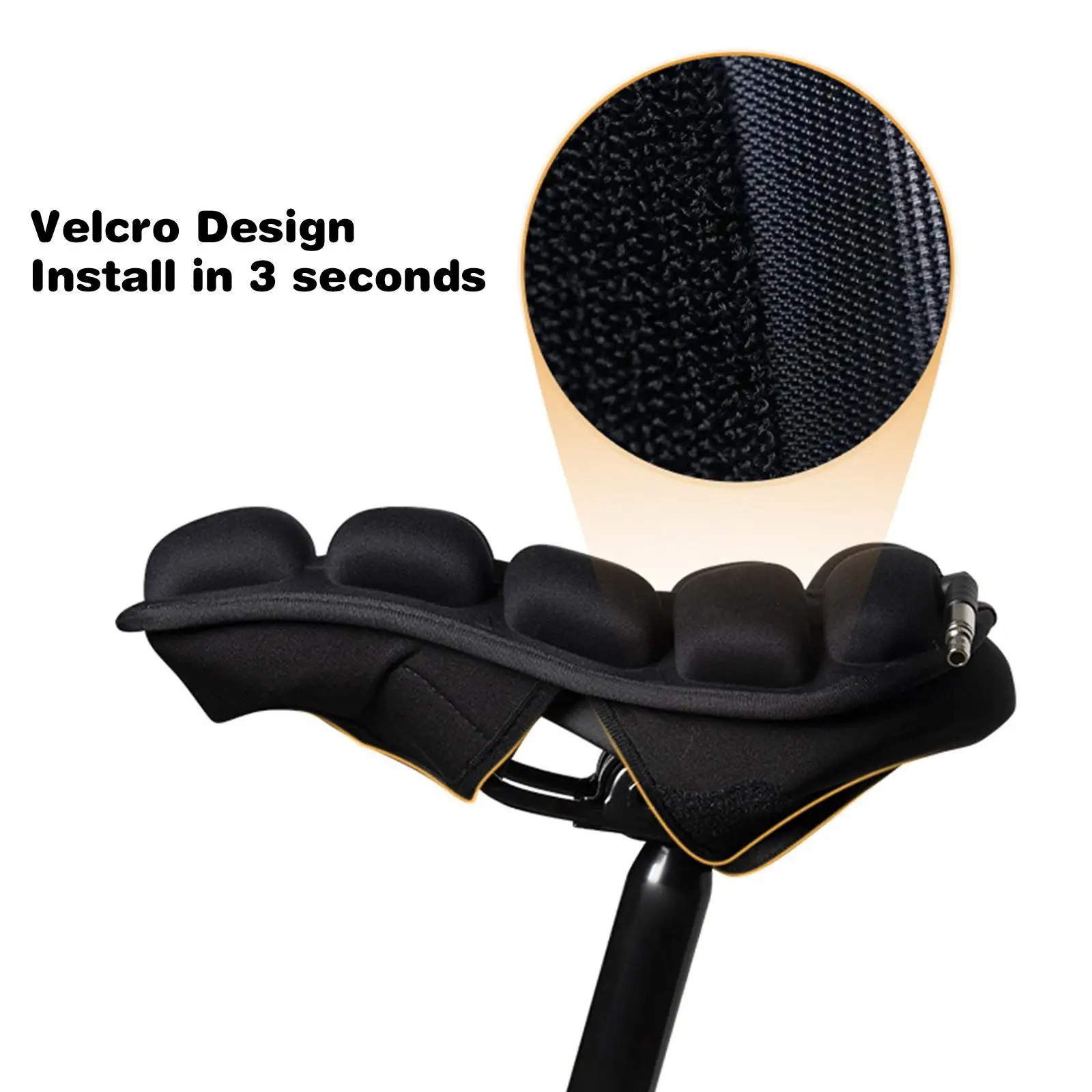 Bicycle Seat Cover Bicycle Riding Inflatable TPU Airbags Seat Accessories Cushion Bicycle Seat Cushion Universal Mountain B H5G5 image 4