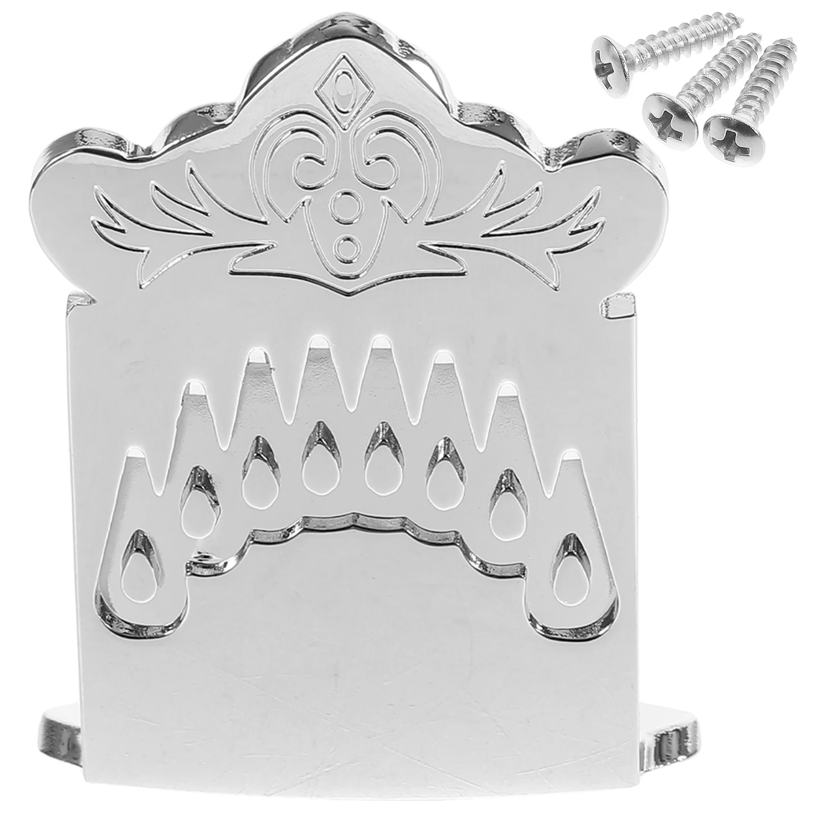 

1Set 8 String Mandolin Tailpiece Metal Bridge Parts Mandolin Spare Accessories Professional Guitar Tailpiece Instrument Parts