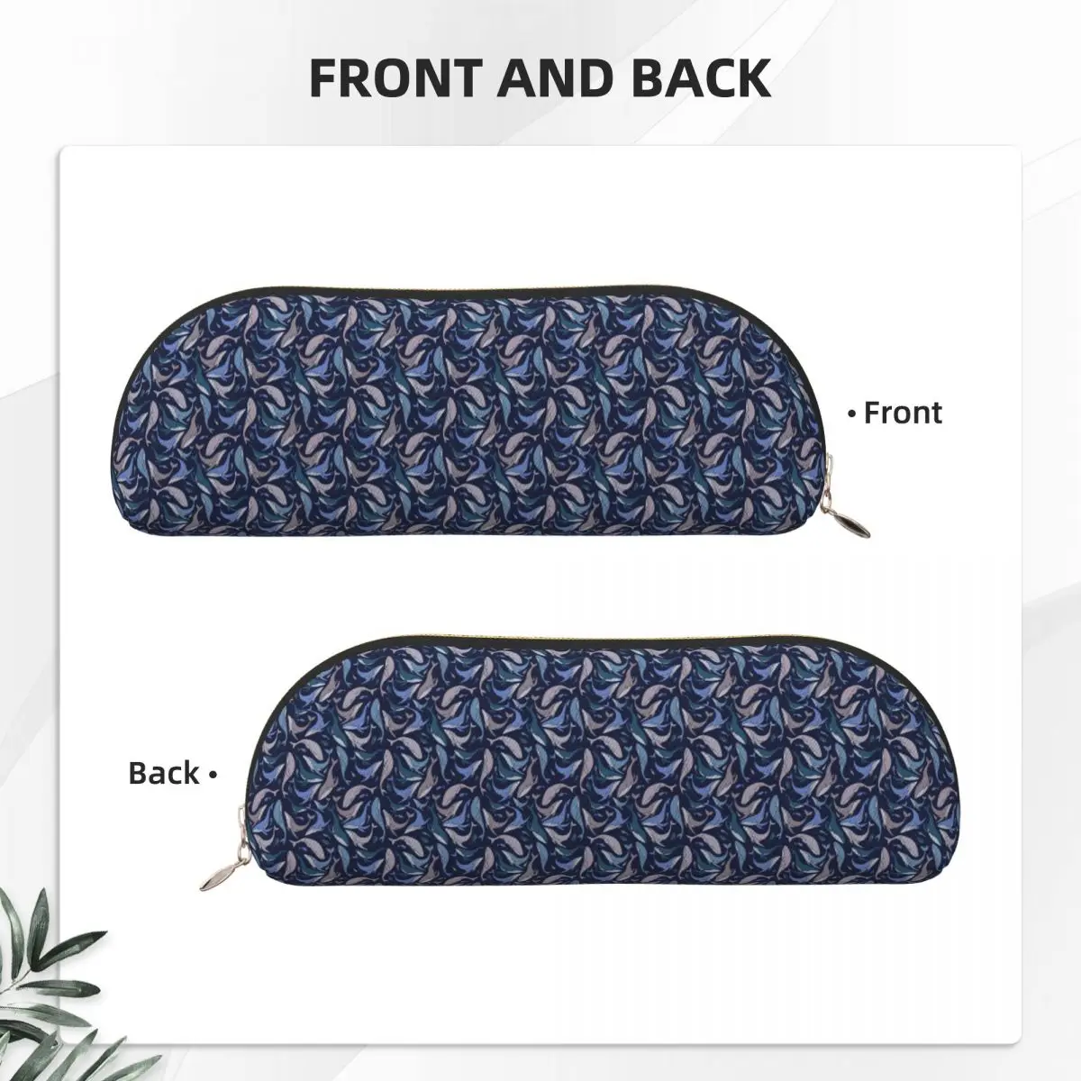 مدرسة الحيتان مقلمة حامل قلم تخزين لوازم القرطاسية سعة كبيرة صندوق القلم حقيبة أقلام رصاص لهدايا الطلاب