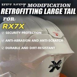 Motorcycle Rear Trim Helmet Spoiler Helmet Spoiler Accessories For ARAI RX7X RX-7X RR5 VZ-Ram