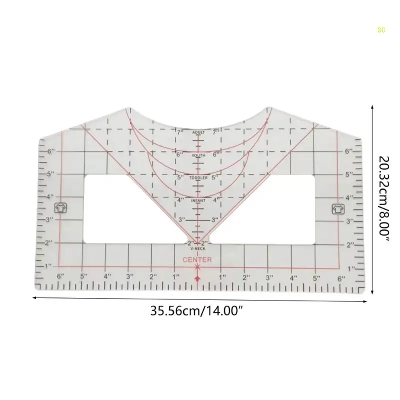 مسطرة محاذاة تي شيرت أداة محاذاة دليل مسطرة تي شيرت لوضع الفينيل دروبشيب