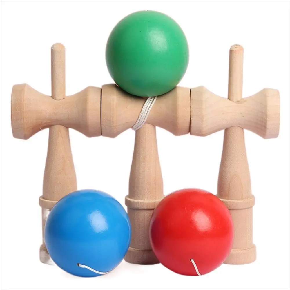 Kendama juguete de madera profesional, Bola de malabares hábil, juego tradicional educativo para niños