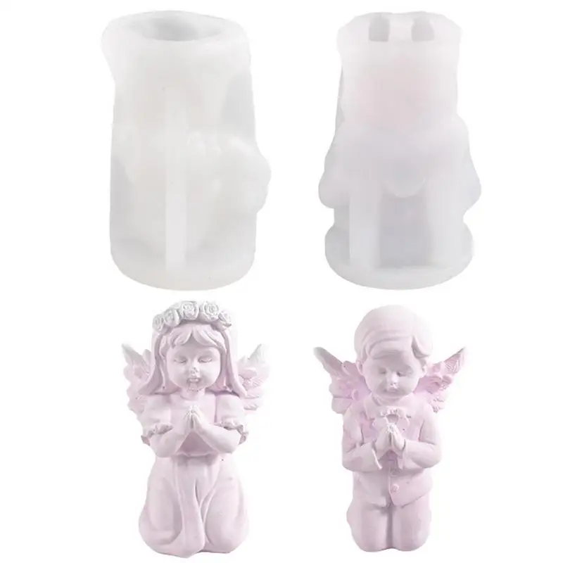 

Angel Silicone Mold Baby Angel Silicone Candle Mold for Candle Making Decorative Silicone Mold Resin Epoxy Fondant Molds