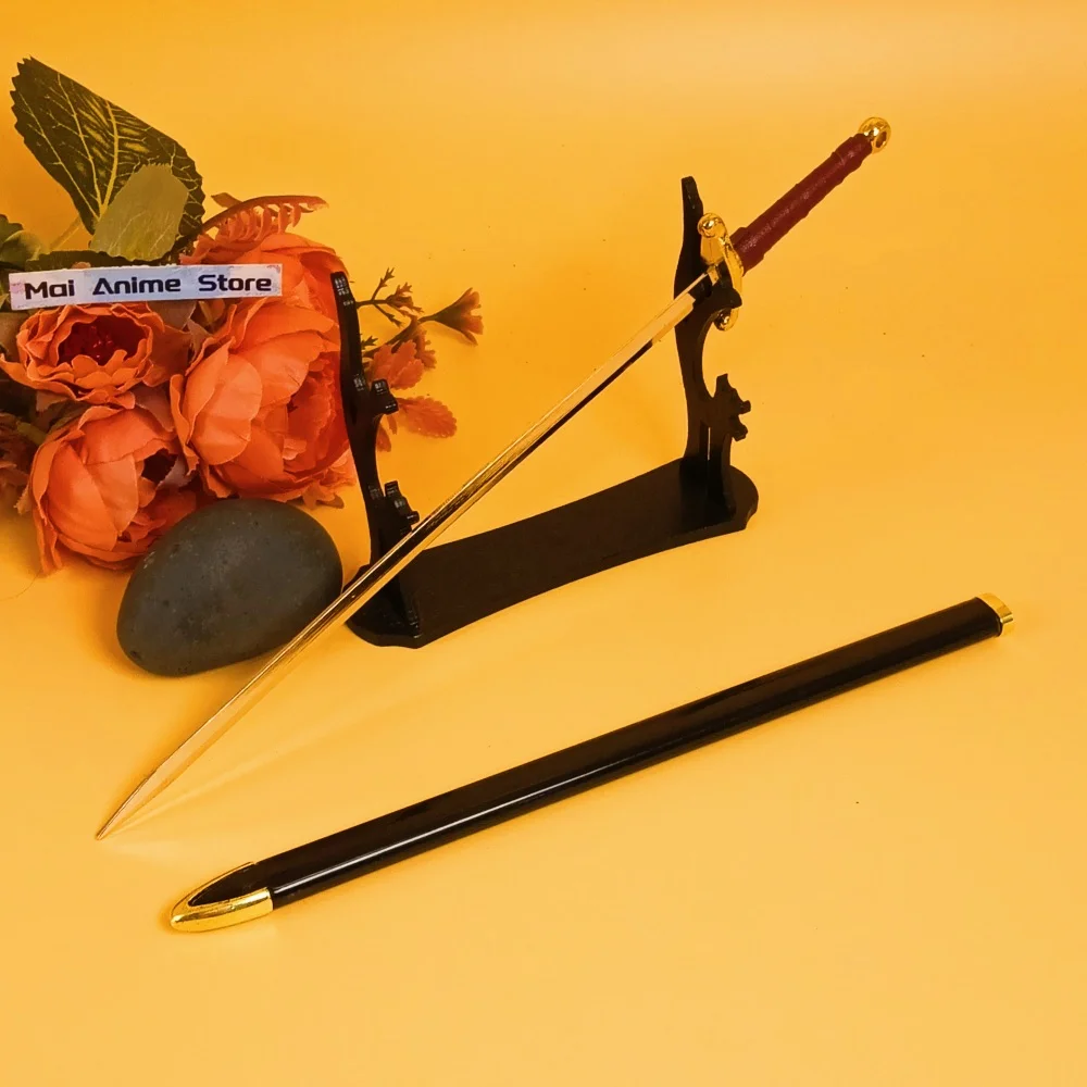 10-calowa stalowa katana Roronoa Zoro, żelazny nóż ninja, katana w naturalnym rozmiarze, oryginalna szabla samurajska, metalowy miecz anime Zoro, niedoładowana zabawka, prezent