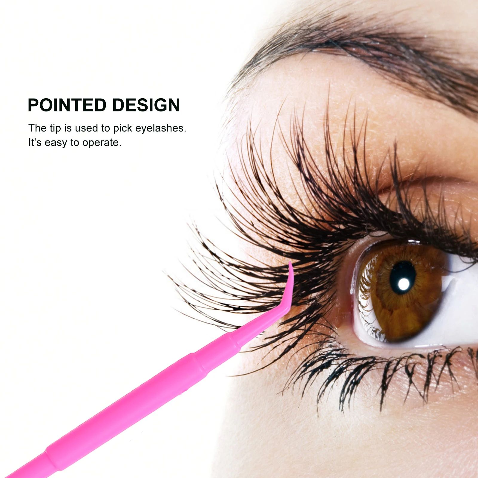 10 قطعة فرشاة رفع الرموش قابلة لإعادة الاستخدام 3 في 1 أداة بيرم الرموش قبضة ناعمة للاستخدام على المدى الطويل فاصل قضيب رفع الرموش #6