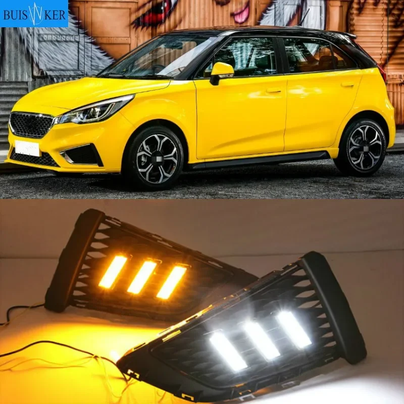 

LED DRL daytime running light + fog lamp for MG3 MG 3 2017 2018