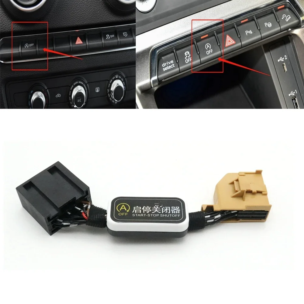 Car Automatic A-OFF Stop Start Engine System Eliminator Device Control Senor Plug Cable Canceller For Audi A3 S3 RS3 8V Q3 F3 Q2