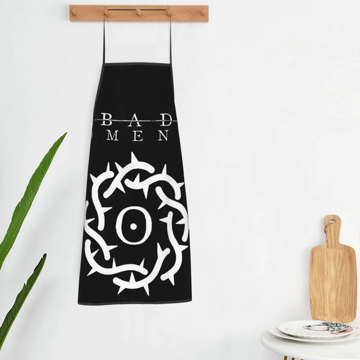 Bad Omens Cover Art Apron Chef Cooking Cuisine Tablier Sleeveless Bib Kitchen Cleaning Pinafore for Women Men Gardening