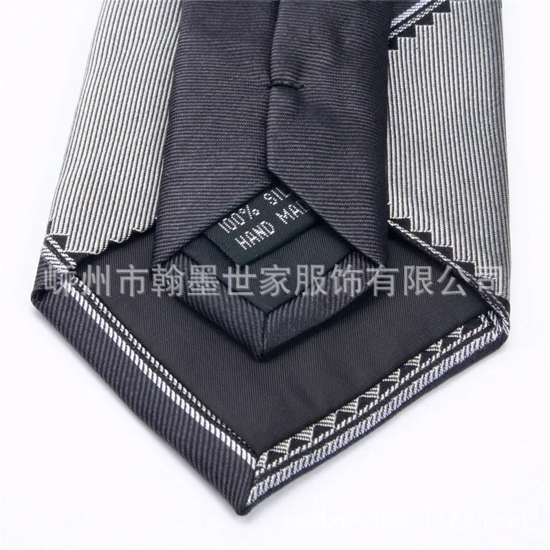 Original men's high-end skull silk tie, business casual decoration shirt, suit, banquet gift, mulberry silk tie, comic style