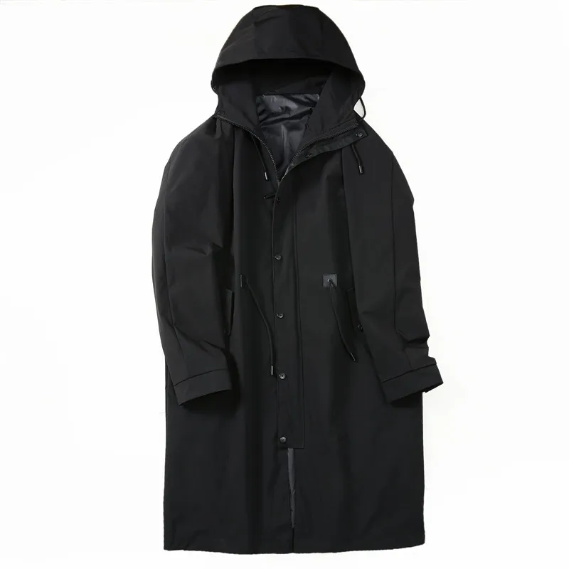 Men\'s Casual  Long Trench Plus Size 5XL 6XL 7XL New Arrival Autumn Spring Designer Fall Jackets Men Fashion Hooded Fat Coat