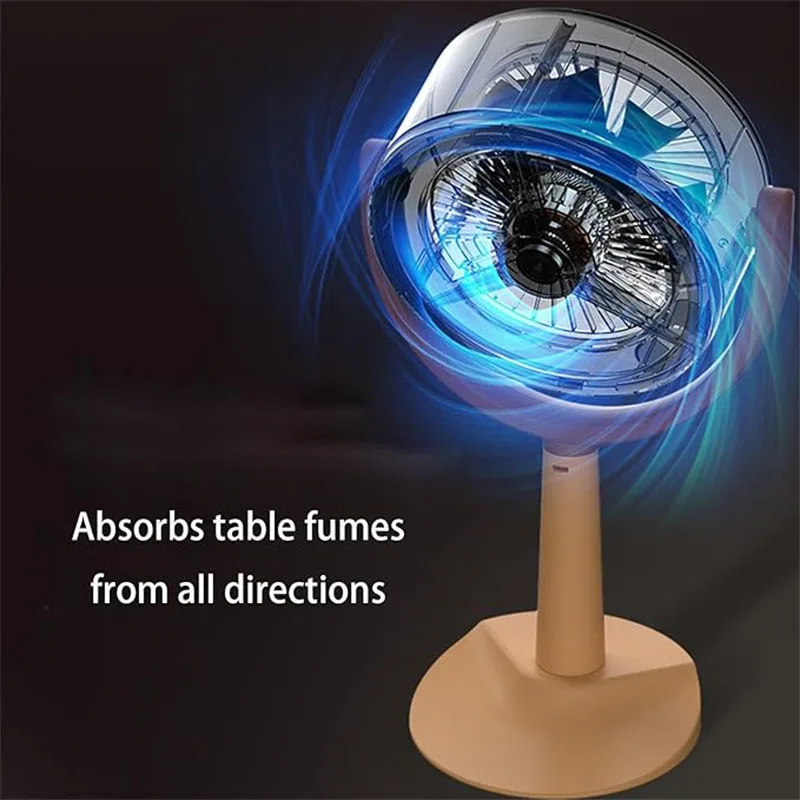 2025 جديد رائجة البيع سطح المكتب شفاط المطبخ النازع العادم المحمولة طباخ صغير هود زاوية قابلة للتعديل للشواء داخلي إناء/ قدر